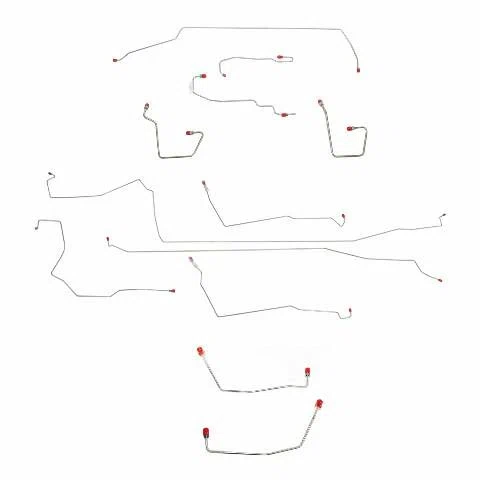 00-07 Ford Focus Brake Line Kit Stainless Steel